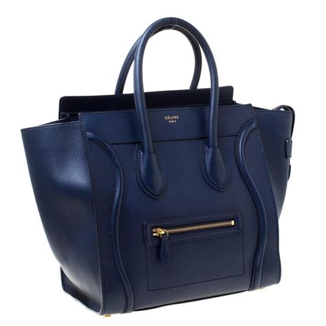 celine mini navy blue
